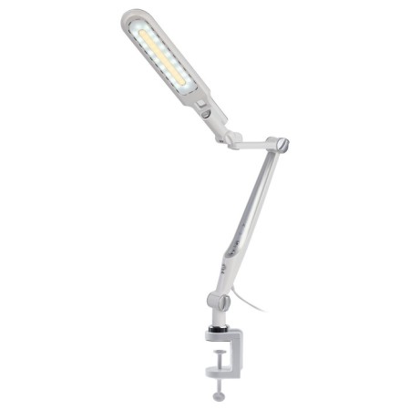NLED-496-12W-S desktop lamp on the silver clamp-6