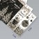 Sticker Paper "Squealing Year" 3x9 cm sheet 10x10 cm