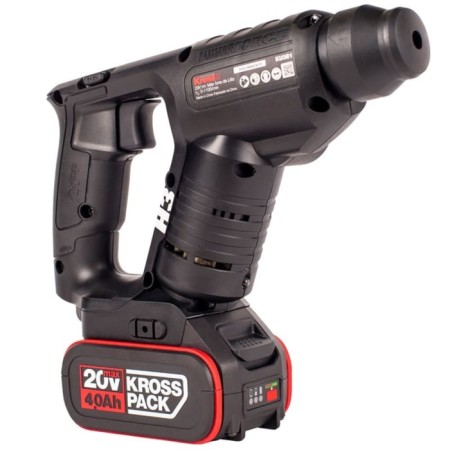 Highermarker-drill battery. Kress H3 KU381 TBD, 20 V, 2x2 Ah, 5300 FP/min, SDS-PLUS, case-1