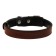 Collar zoonik "premium-classic" Leather double, 51-65 x 3 cm, cognac
