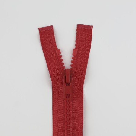 Lightning "Tractor", No. 8, connective, 2 locks, locks automatic, 100 cm, red color-3