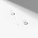 Piercing in the language "Balls", l = 16 mm, the color is transparent