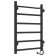 Two electric heated towel rail Laris Prime Chekch, 400x600 mm, 6 crossbars, left, black