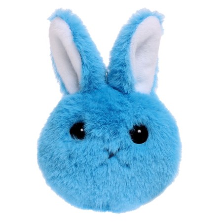 Soft toy-cords "Bunny", Blue color, 14 cm