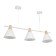 Chandelier 1066/3wt e27 60W white 90x20x90 cm Bayerlux