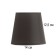 The lampshade E14 is black