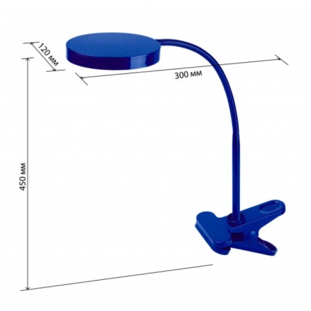 NLED-435-4W-BU table lamp LED on a blossom blue-2
