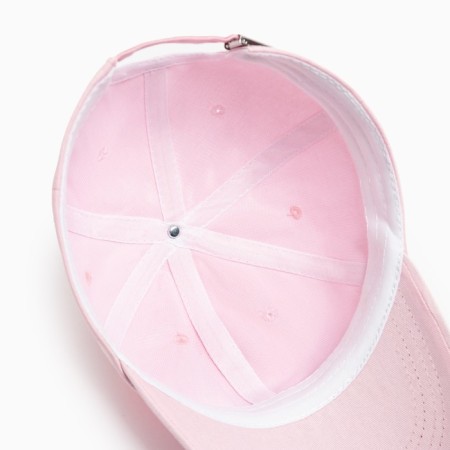 Feminine cap monophonic minku color light pink, river 58-4