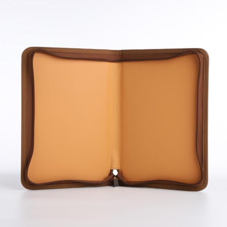 Folder for documents, a5, brown/burgundy color-2
