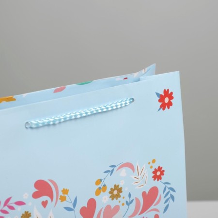 Gift laminated package, packaging, Pressent for You, Ml 21 x 25 x 8 cm-5