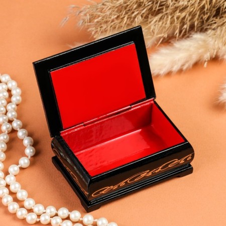 Casket "Love", 6 × 9 cm, lacquer miniature-1
