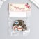 Brads for scrapbooking "numbers and signs" set 10 pcs 1.5 cm