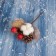Decor "Winter Dreams" Berries Cotton 12 cm