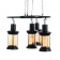 Jolly lamp 4he27 40W Black 40x12x87 cm