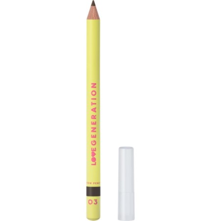 Love Generation eyebrow pencil, medium stiffness, tone 03 cold brown, 1.3 g