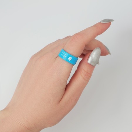 Sulicon ring "Super", set 10 pcs., Mix color-2