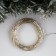 Garland "thread" 10 m Rosa, IP20, silver thread, 100 LED, white glow, white flicker, 12 V