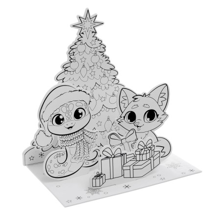 Set for creativity 3 in 1 "3D coloring: fun holiday", 6 parts-2