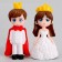 Miniature Puppet "Prince and Princess"