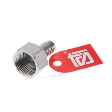 Штуцер STI, 1/2" x 12 мм, внутренний, никелированная латунь