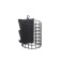 Metallic feeder X-Feeder Me Grip M Grid, Matt Black, 100 g, 40 ml