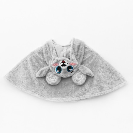 Carnival cape "lamb", height 104-128 cm, gray-4