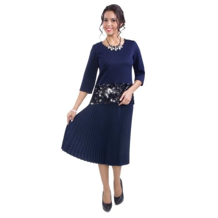 Women's skirt, size 42, blue color