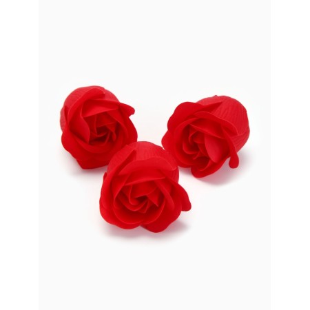 18 soap red roses with an inscription in a box-5