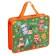 Folder with A4 handles, 330 x 260 x 75 mm, plastic, pens, calligrata "animals"