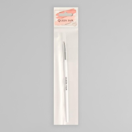 Nail design, bent, point, 17.5 cm, d - 2 × 7 mm, white color-2