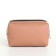 Cosmetic bag with zipper, Powder color