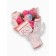 Bouquet of 6 pink roses and 1 designer rose