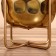 Kashpo on the stand "Hani" metal (set 2 pcs), diameter 30 and 25 cm