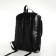City backpack on a zipper, black color