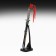 Souvenir dagger on a stand, on a sheath of a dragon, a handle in the shape of a light sword, 25 cm