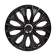 Wheel caps 16 "Voltek", black gloss, chrome ring, set 2 pcs, AWCC-16-35