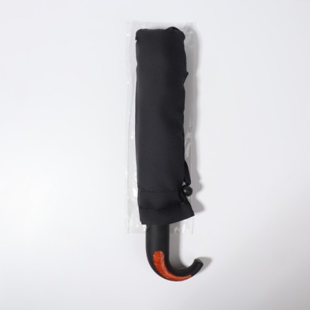 Semi -automatic umbrella "monoton", 3 additions, 8 spokes, r = 49 cm, black color-3
