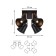 Lamp wall-flowing spot RIVOLI Acuto 7015-704 4he27, 40W, turning