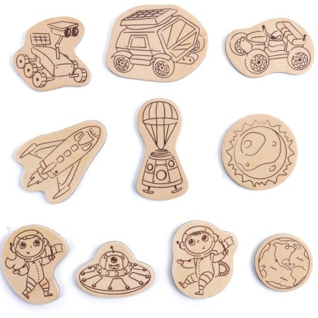 Magnetic set Hape "Space Adventures"-3