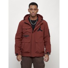Sports male jacket, size 58, burgundy color