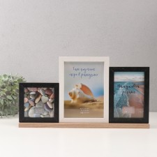 Photo frame MDF in 3 photos 10x10 10x15 13x18 cm 