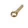 Combined Key Rexant 12-5809-2, yellow zinc, 14 mm
