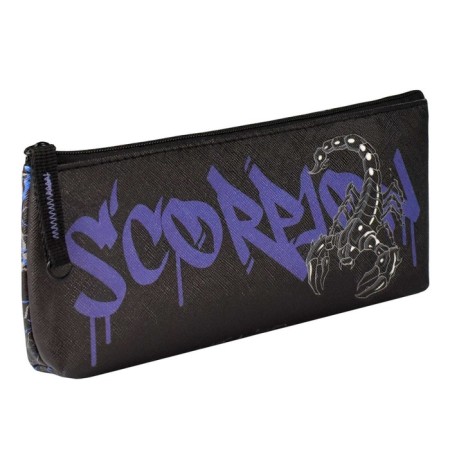 Penal soft, 1 compartment, 75 x 200 x 20 mm, voluminous, artificial leather, phoenix "Scorpio" 65736