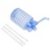 Luazon water pump, mechanical, transparent, under a bottle of 11 to 19 l, blue