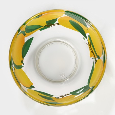 Lemon salad bowl, glass, small, 250 ml
