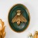 Panel interior polystone "Golden Fly" dark green 20x4.5x26.5 cm