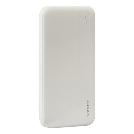 External Maimi Mi30, 10,000 mAh, 2 USB, Type-C, MicroUSB, 2.1 A, white