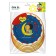 A set of paper plates "Love is" blue, 6 pieces, 180 mm
