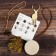 Set for creativity - Create a Christmas tree decoration "Deer on a stand with a bow"