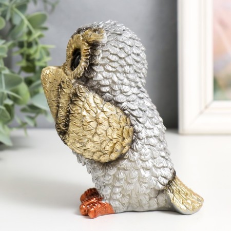Souvenir Polystone "Owl - I do not see/I do not hear/I will not say" mix 8.5x7.2x12.5 cm-4